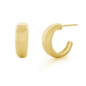 Cleo Hoops in Gold
